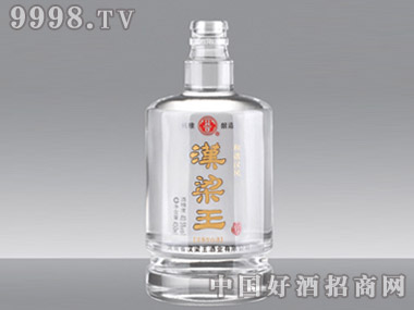 奥烽晶白玻璃瓶汉梁王酒j149500ml