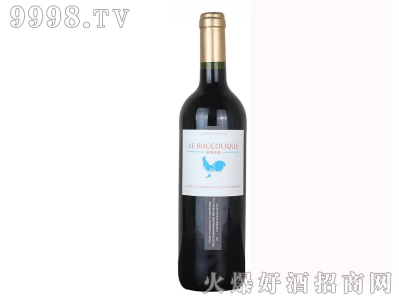 法国原瓶进口布克丽干红葡萄酒VCE等级14%