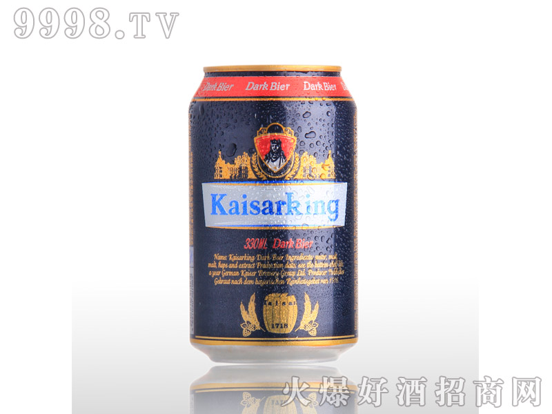 凯撒啤酒凯撒王330ml--黑啤