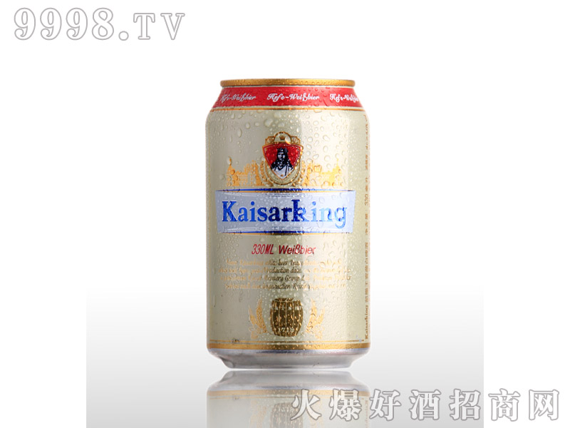 凯撒啤酒凯撒王330ml--白啤