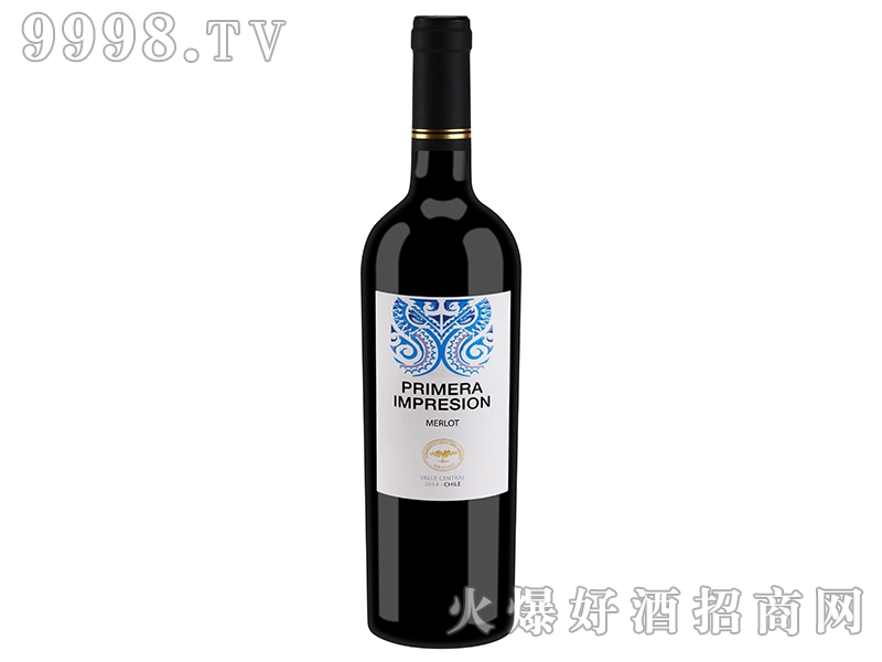智利印象精选梅洛干红葡萄酒