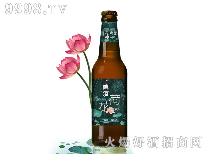 龅牙兔荷花啤酒8°330ml