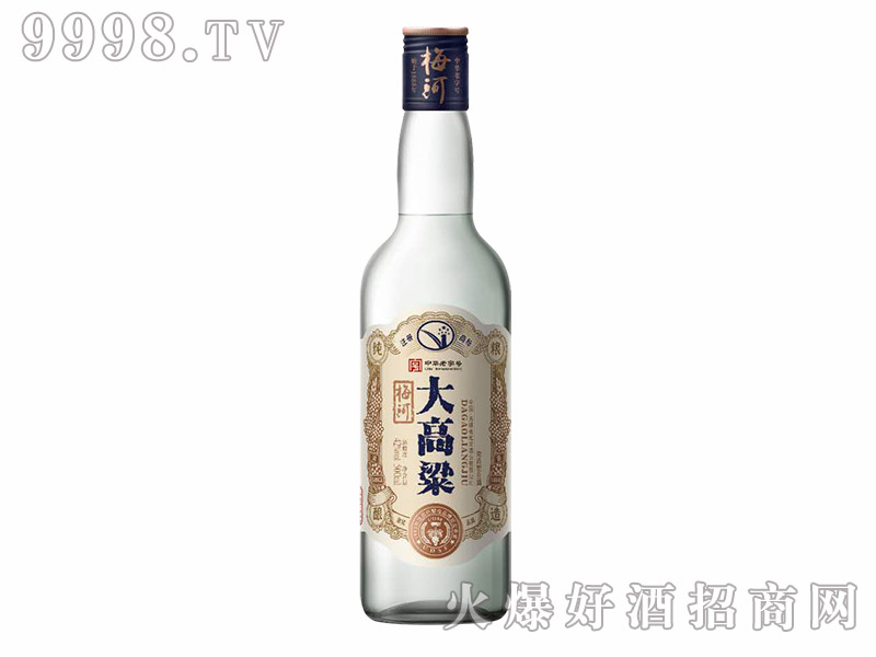 梅河大高粱酒白标【42度500ml】