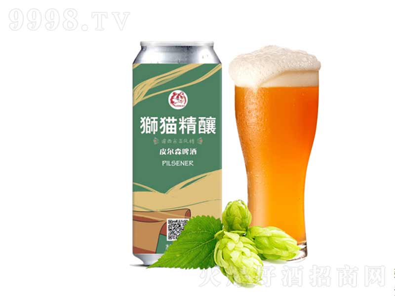 狮猫精酿皮尔森啤酒【11度500ml】-啤酒招商信息