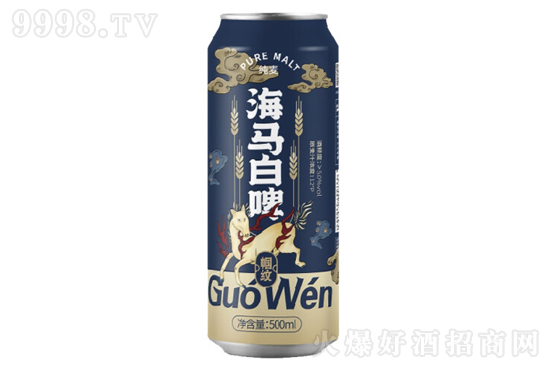 12°帼纹九品纯麦海马精酿白啤酒500ml价格，多少钱？