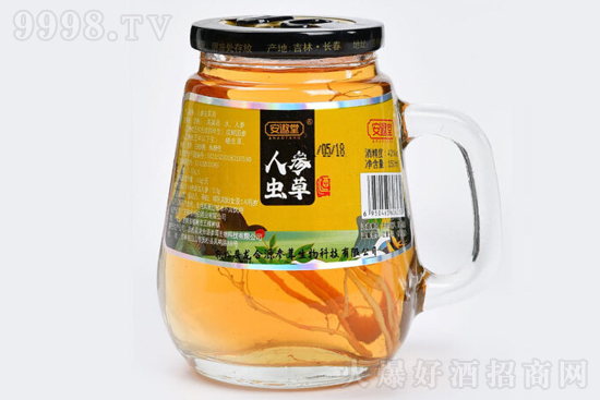 安遨堂人参虫草酒 42度150ml 人参养生酒价格，多少钱？