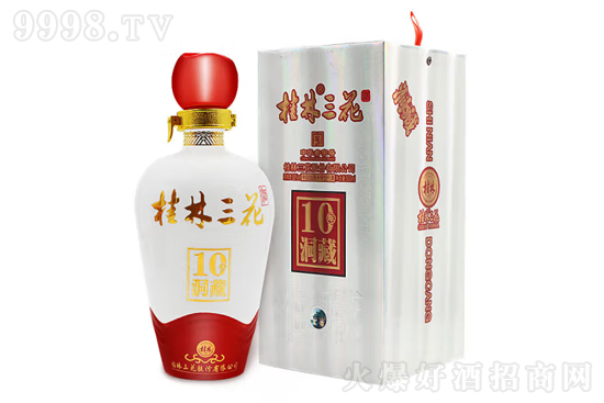 桂林三花酒洞藏10 52度500ml 米香型白酒价格，多少钱？