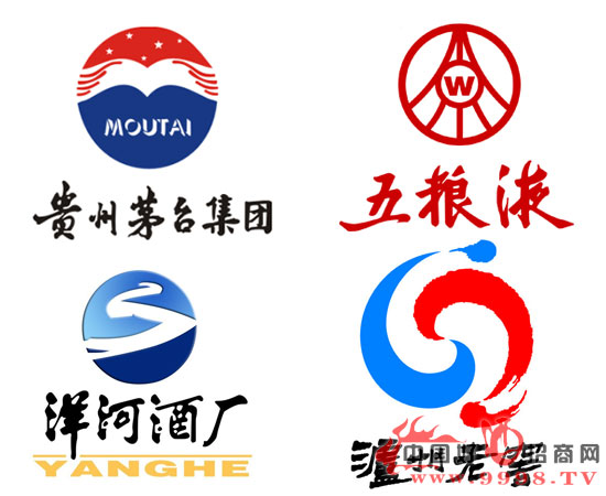 一个令人印象深刻的白酒logo更能激发购买欲望,中国白酒