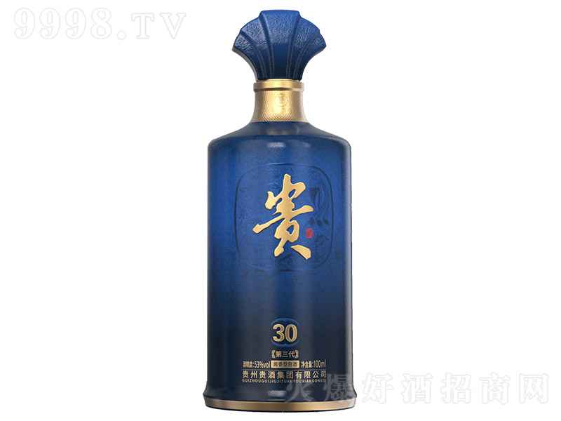 贵酒30（小酒） 酱香型【53° 100ml】_贵州贵酒有限责任公司火爆招商 